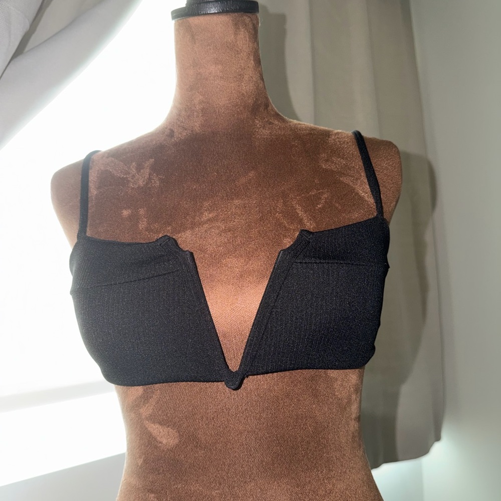 Black Swimsuit Set from Zaful - Top and Bottom  (Small)